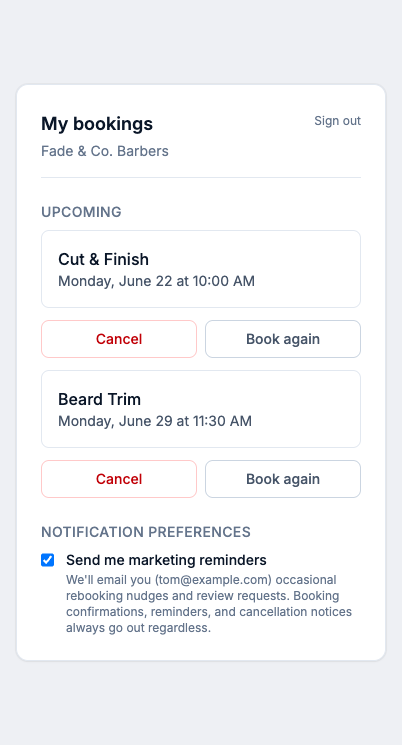Client portal